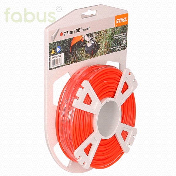 MAEHFADEN RUND Ø 2,7 MM X 32,0 M ROT 