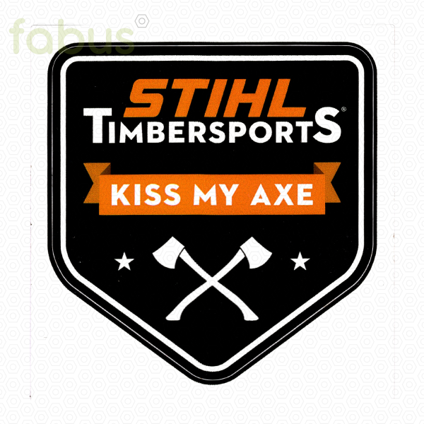 AUFKLEBER TIMBERSPORTS KMA 7,6 X 8,7 CM 